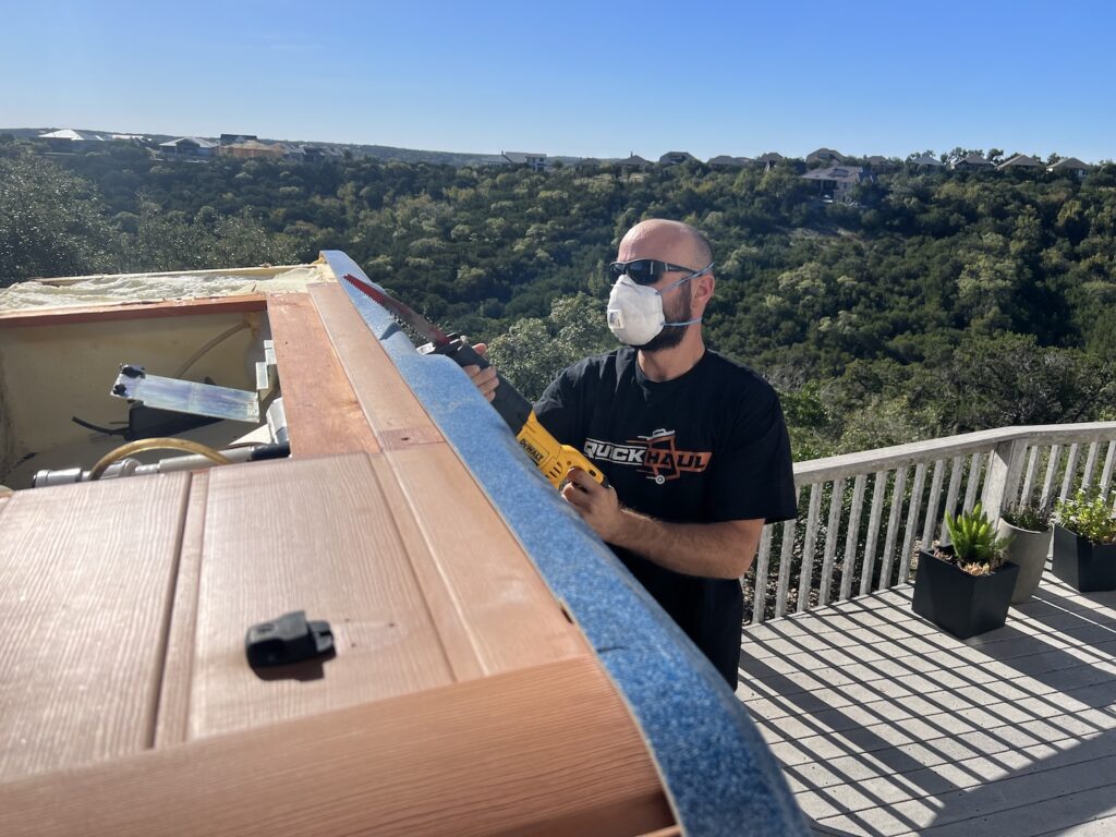 san antonio hot tub removal